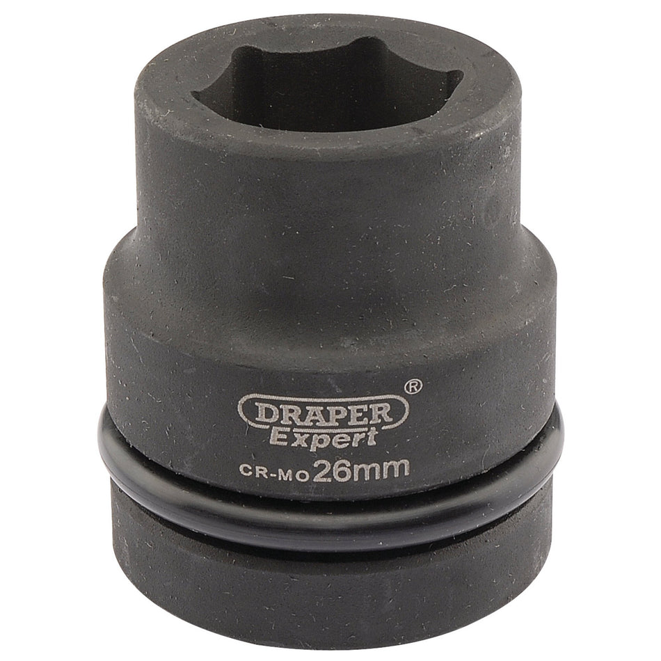 Draper 05107 Expert HI-TORQ® 6 Point Impact Socket, 1" Sq. Dr., 26mm