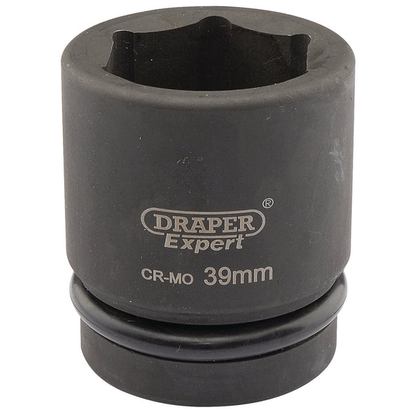 Draper 05119 Expert HI-TORQ&#174; 6 Point Impact Socket, 1" Sq. Dr., 39mm