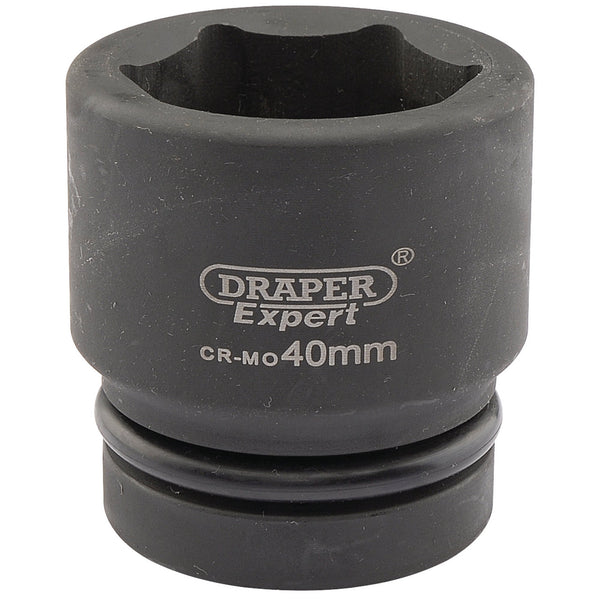 Draper 05120 Expert HI-TORQ&#174; 6 Point Impact Socket, 1" Sq. Dr., 40mm