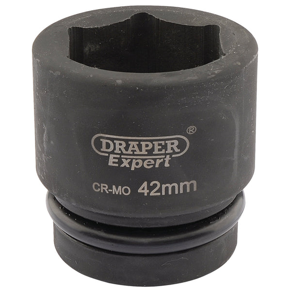 Draper 05122 Expert HI-TORQ&#174; 6 Point Impact Socket, 1" Sq. Dr., 42mm