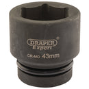 Draper 05123 Expert HI-TORQ 6 Point Impact Socket, 1" Sq. Dr., 43mm