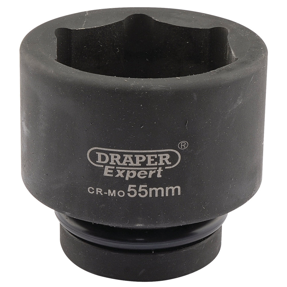 Draper 05126 Expert HI-TORQ® 6 Point Impact Socket, 1" Sq. Dr., 55mm