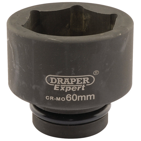 Draper 05129 Expert HI-TORQ&#174; 6 Point Impact Socket, 1" Sq. Dr., 60mm
