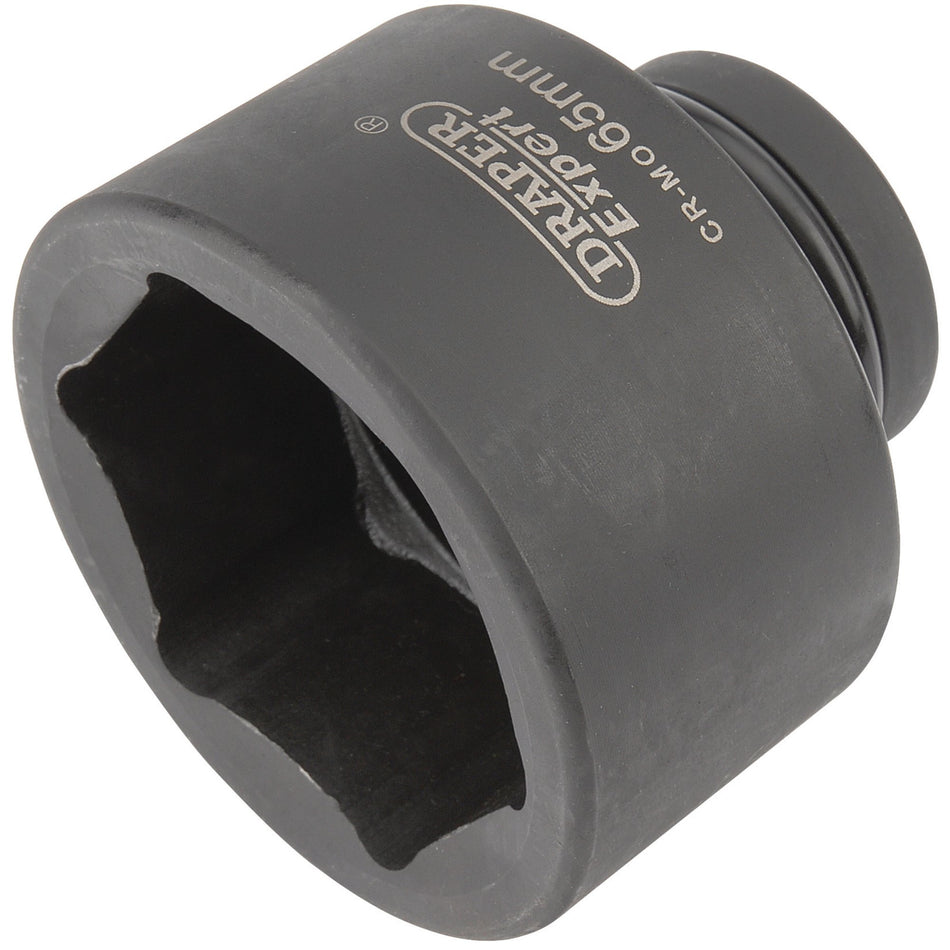 Draper 05130 Expert HI-TORQ® 6 Point Impact Socket, 1" Sq. Dr., 65mm