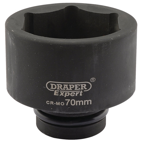 Draper 05131 Expert HI-TORQ&#174; 6 Point Impact Socket, 1" Sq. Dr., 70mm
