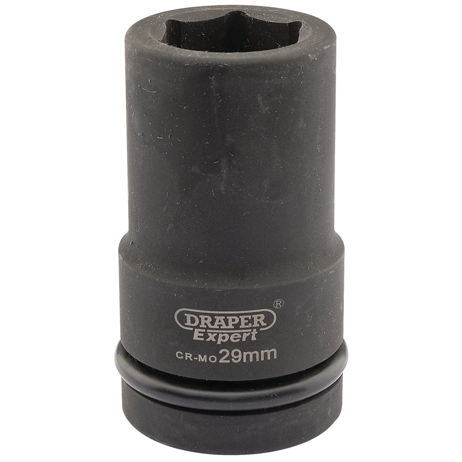 Draper 05144 Expert HI-TORQ® 6 Point Deep Impact Socket, 1" Sq. Dr., 29mm