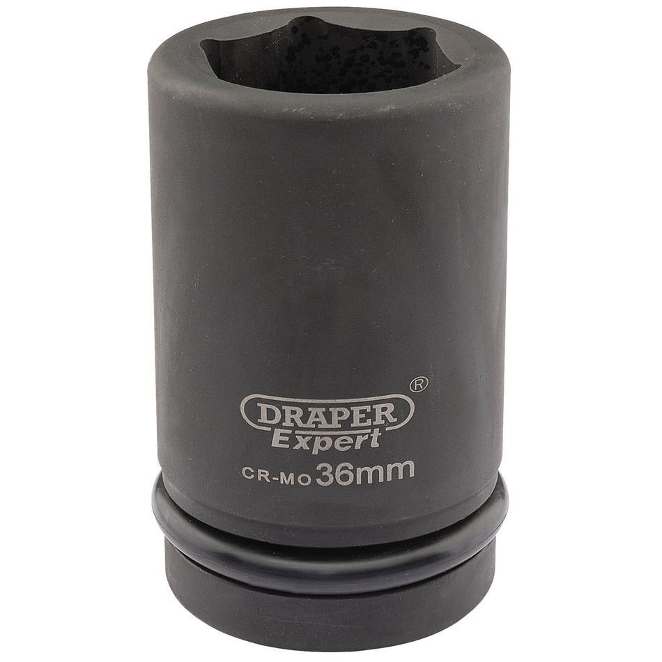 Draper 05150 Expert HI-TORQ® 6 Point Deep Impact Socket, 1" Sq. Dr., 36mm
