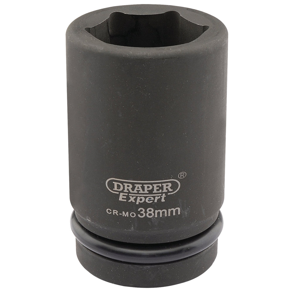 Draper 05151 Expert HI-TORQ® 6 Point Deep Impact Socket, 1" Sq. Dr., 38mm