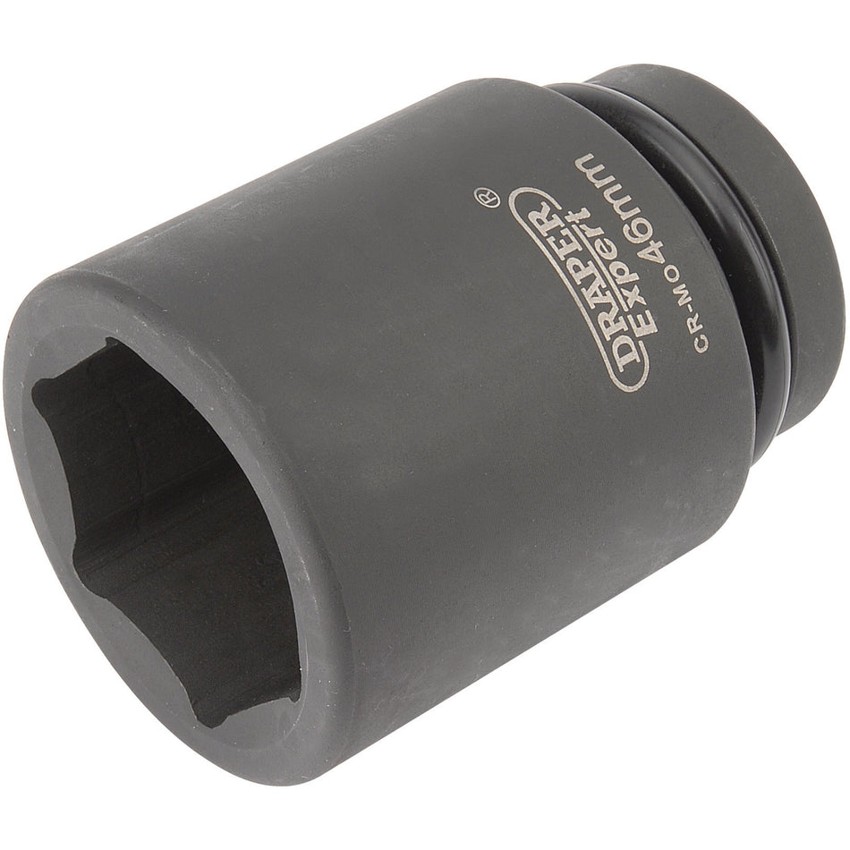 Draper 05154 Expert HI-TORQ® 6 Point Deep Impact Socket, 1" Sq. Dr., 46mm