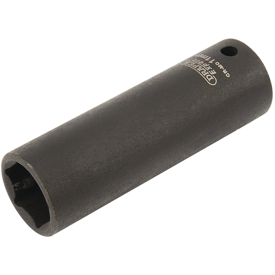Draper 05189 Expert HI-TORQ® 6 Point Deep Impact Socket, 1/4" Sq. Dr., 11mm
