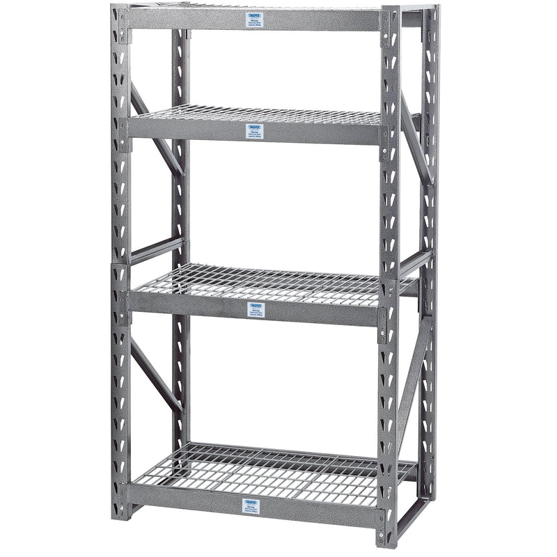 Draper 05230 Expert Heavy Duty Steel 4 Shelving Unit, 1040 x 610 x 1830mm