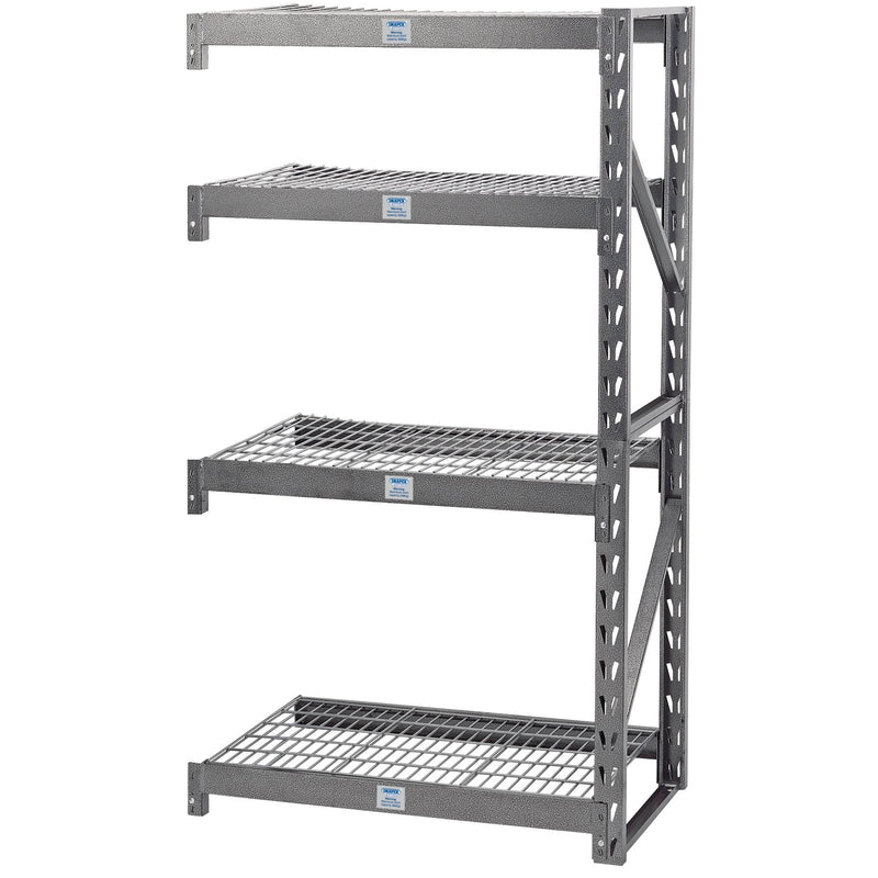 Draper 05231 Expert Heavy Duty Steel 4 Shelving Extension Unit, 1040 x 610 x 1830mm
