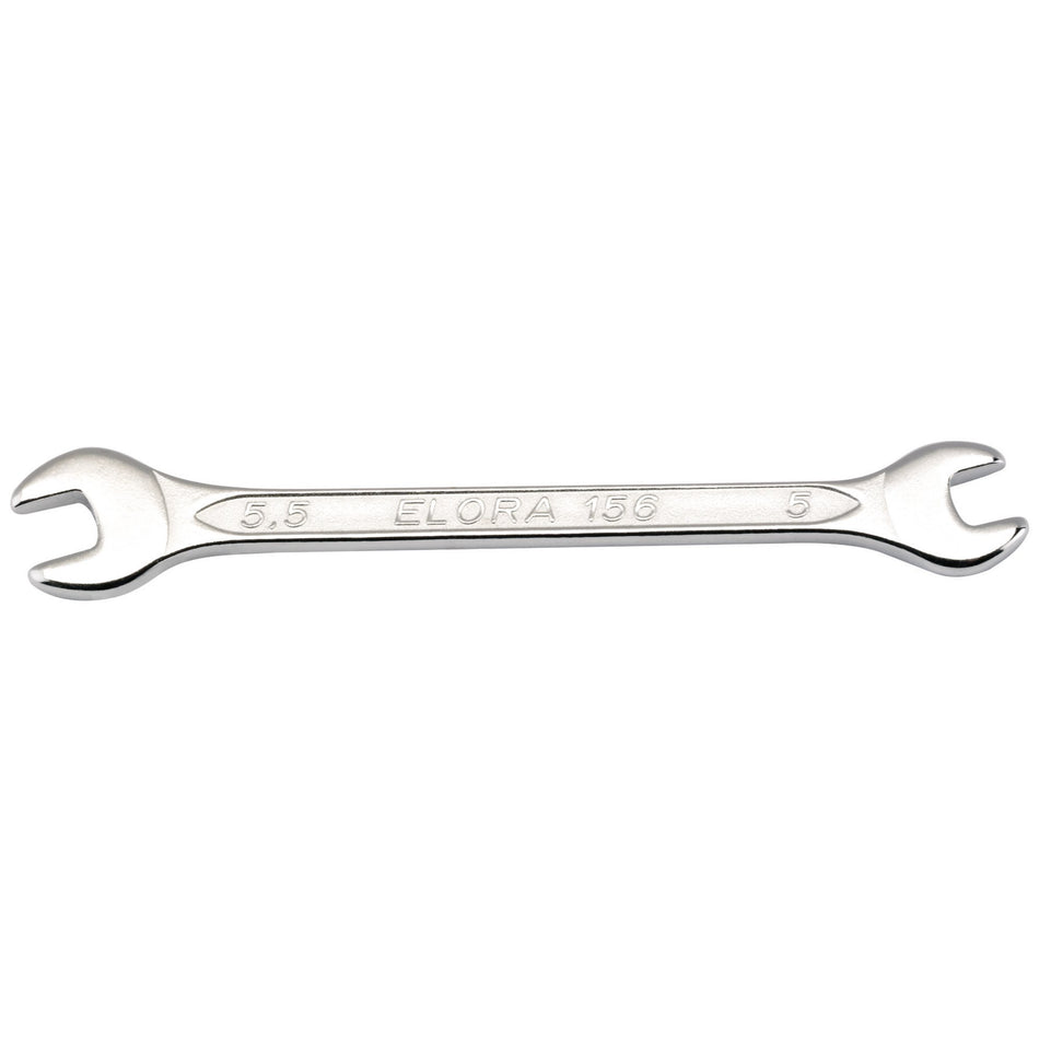 Draper 05369 Elora Midget Metric Double Open End Spanner, 5 x 5.5mm