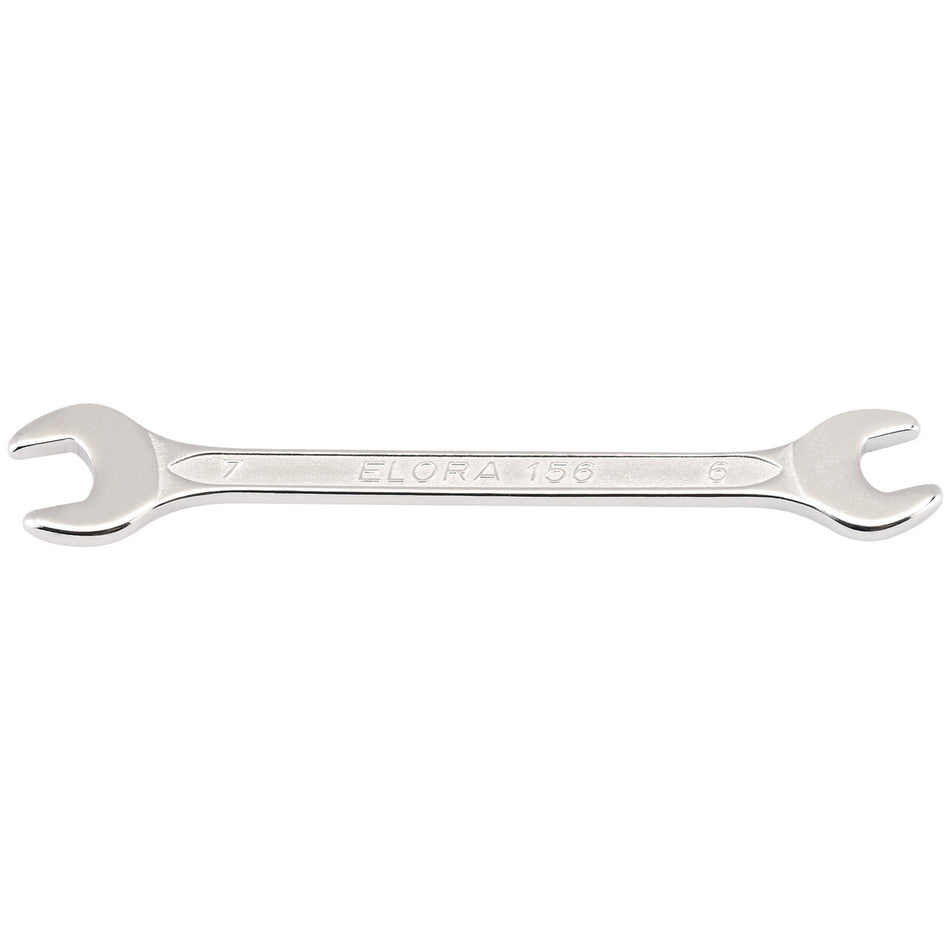 Draper 05385 Elora Midget Metric Double Open End Spanner, 6 x 7mm