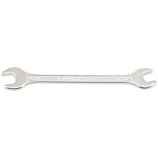 Draper 05385 Elora Midget Metric Double Open End Spanner, 6 x 7mm