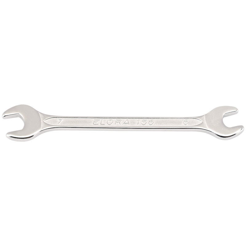 Draper 05385 Elora Midget Metric Double Open End Spanner, 6 x 7mm