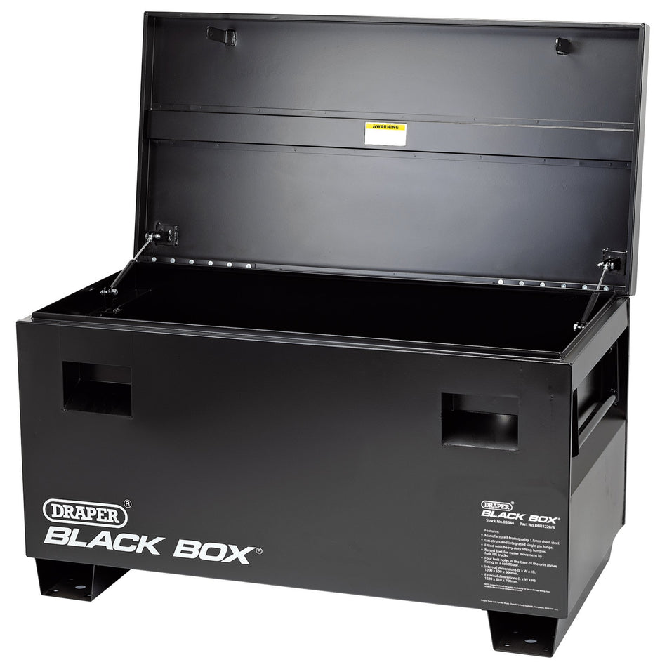 Draper 05544 Black Box® Contractor's Secure Storage Box - 1220 x 610 x 700mm