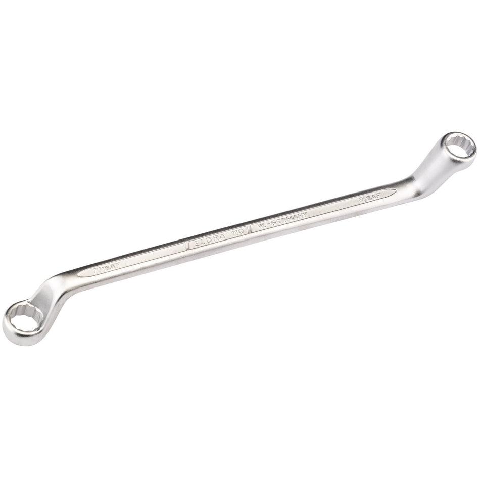 Draper 05682 Elora Deep Crank Imperial Ring Spanner, 3/8 x 7/16"