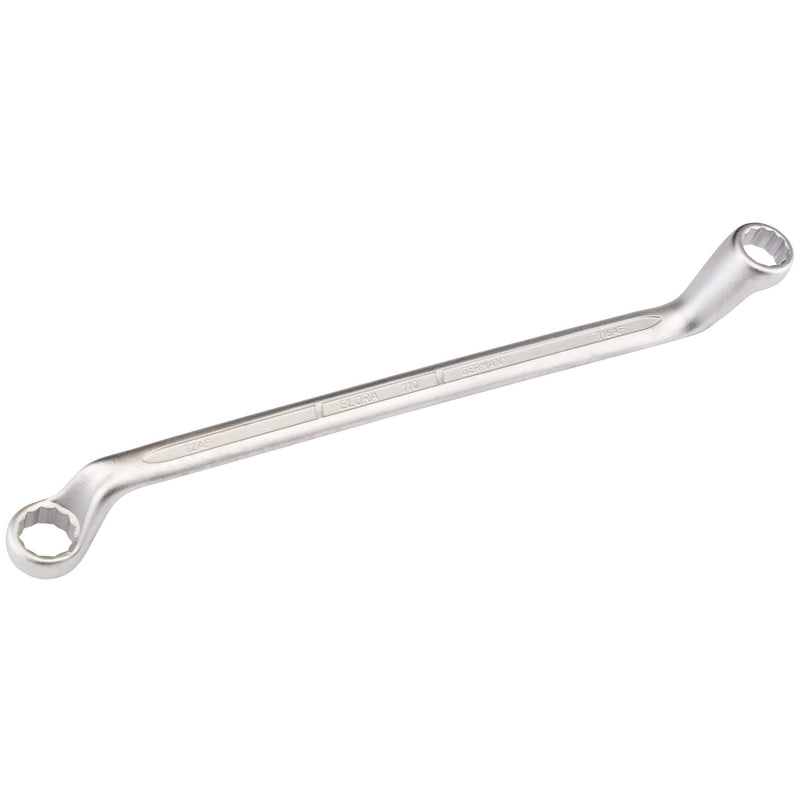Draper 05690 Elora Deep Crank Imperial Ring Spanner, 7/16 x 1/2"