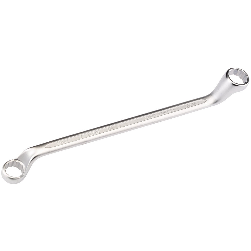Draper 05715 Elora Deep Crank Imperial Ring Spanner, 9/16 x 5/8"