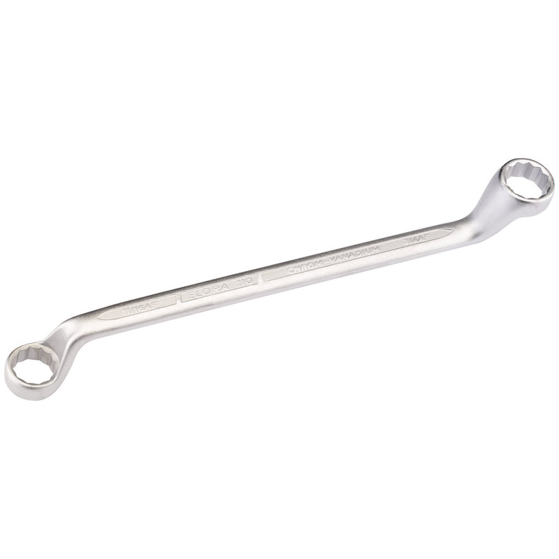Draper 05757 Elora Deep Crank Imperial Ring Spanner, 11/16 x 3/4"