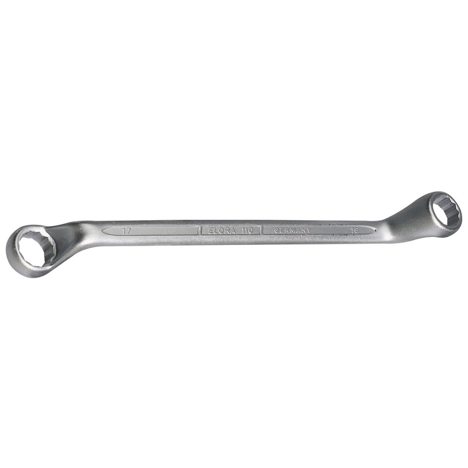 Draper 06200 Elora Deep Crank Metric Ring Spanner, 16 x 17mm