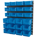 Draper 06798 24 Bin Wall Storage Unit, Small/Medium Bins
