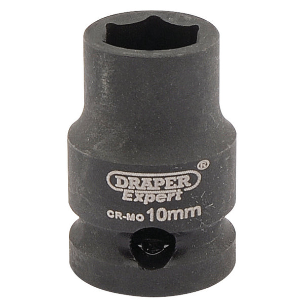 Draper 06869 Expert HI-TORQ&#174; 6 Point Impact Socket, 3/8" Sq. Dr., 10mm