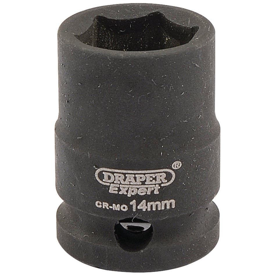 Draper 06874 Expert HI-TORQ® 6 Point Impact Socket, 3/8" Sq. Dr., 14mm