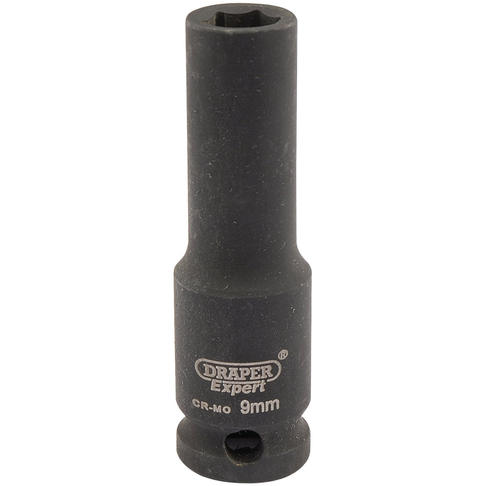 Draper 06882 Expert HI-TORQ® 6 Point Deep Impact Socket, 3/8" Sq. Dr., 9mm