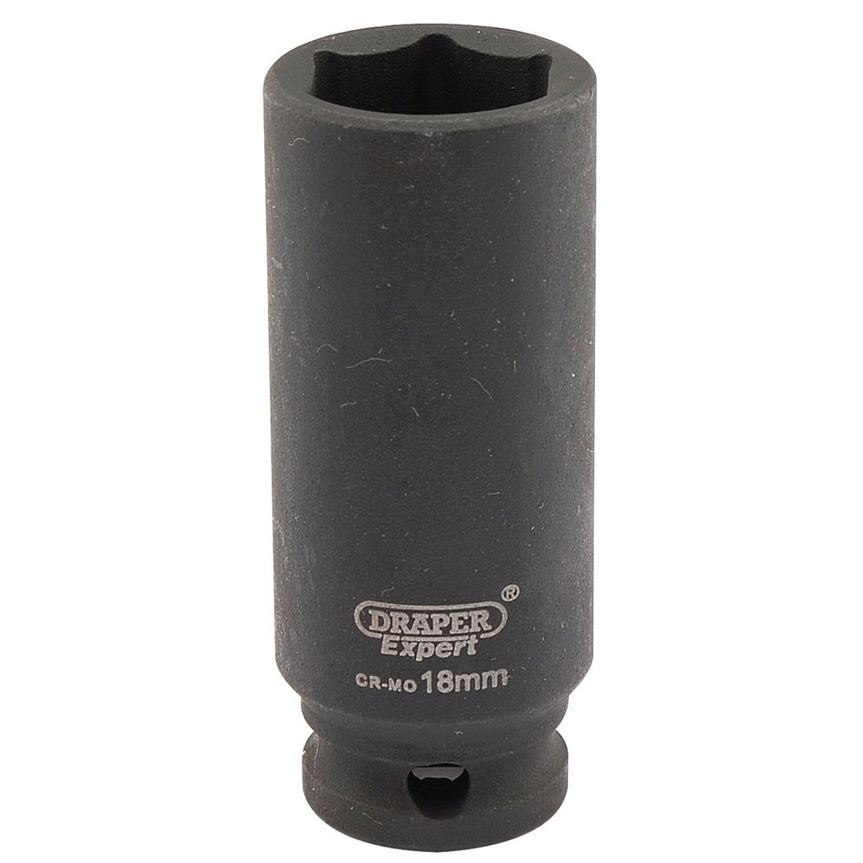 Draper 06891 Expert HI-TORQ® 6 Point Deep Impact Socket, 3/8" Sq. Dr., 18mm