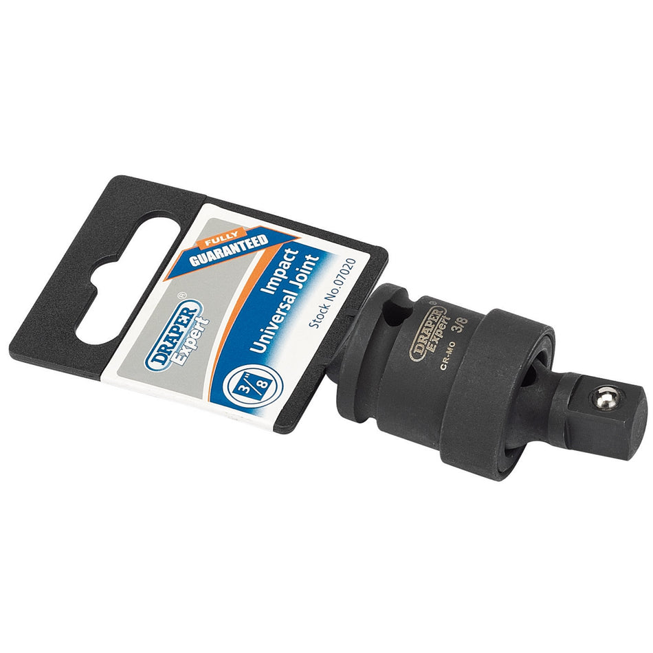 Draper 07020 Expert Impact Universal Joint, 3/8" Sq. Dr.