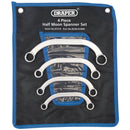 Draper 07210 Half Moon Obstruction Ring Spanner Set (4 Piece)
