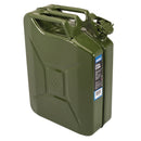 Draper 07218 Steel Fuel Can, 20L, Green