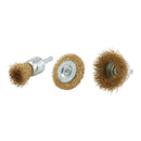 Draper 07435 Brassed Steel Crimped Wire Brush Set (3 Piece)