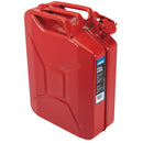 Draper 07568 Steel Fuel Can, 20L, Red