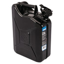 Draper 07664 Steel Fuel Can, 10L, Black