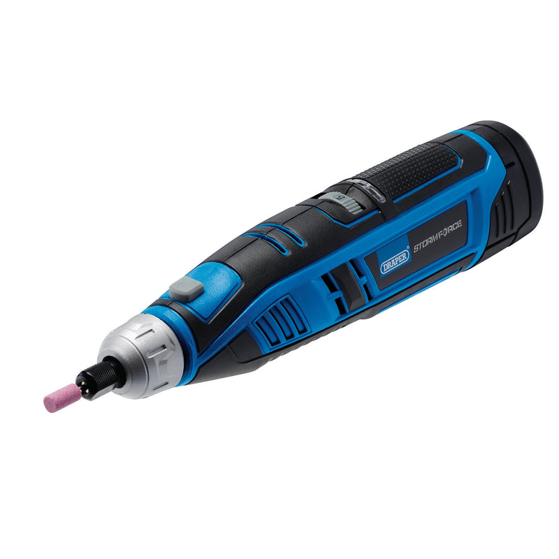 Draper 07849 Draper Storm Force 10.8V Power Interchange Rotary Multi-Tool Kit, 1 x 1.5Ah Battery, 1 x Fast Charger (50 Piece)