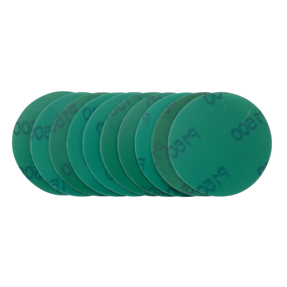 Draper 08111 Wet and Dry Sanding Discs with Hook and Loop, 75mm, 1500 Grit (Pack of 10)