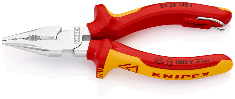KNIPEX 08 26 145 T Needle-Nose Combination Pliers TT
