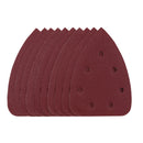 Draper 08619 Detail Sanding Sheets with Hook and Loop, 140mm, 120 Grit, SSD6 (Pack of 10)