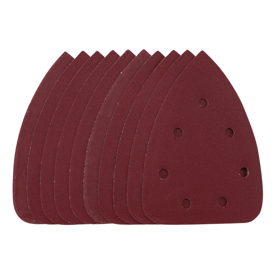Draper 08625 Detail Sanding Sheets with Hook and Loop, 140mm, 240 Grit, SSD6 (Pack of 10)