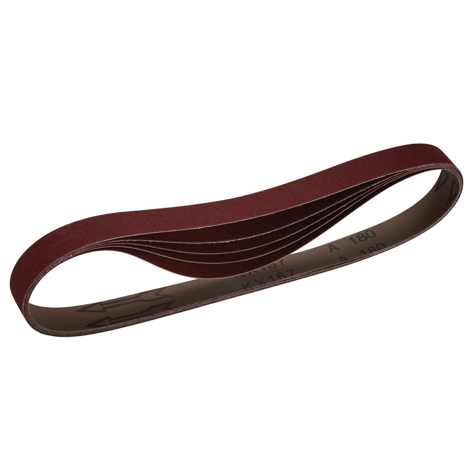 Draper 08694 Cloth Sanding Belt, 25 x 762mm, 40 Grit (Pack of 5)