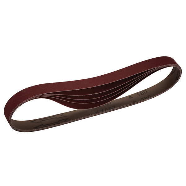 Draper 08694 Cloth Sanding Belt, 25 x 762mm, 40 Grit (Pack of 5)