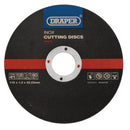 Draper 08940 Inox Flat Metal Cutting Discs, 115 x 22.2 x 1.2mm (Pack of 10)