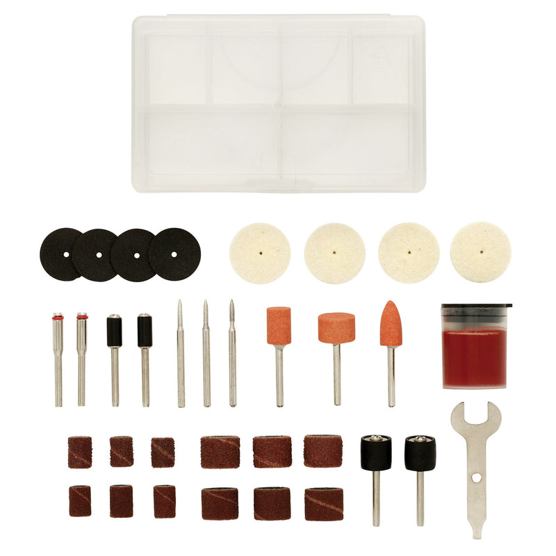 Draper 08954 Accessories Set for D20 Engraver/Grinder (32 Piece)