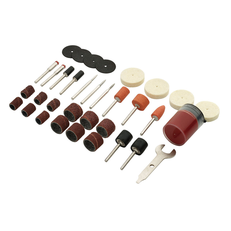 Draper 08954 Accessories Set for D20 Engraver/Grinder (32 Piece)