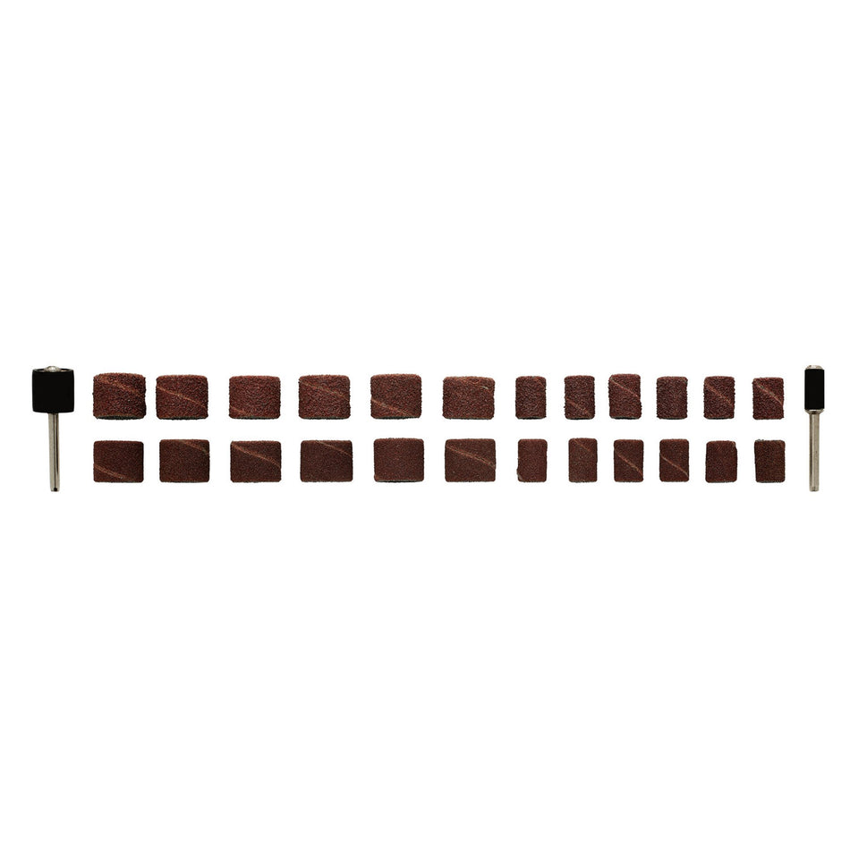 Draper 08955 Sanding Drums and Holders for D20 Engraver/Grinder (26 Piece)