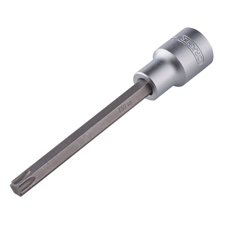 Draper 08968 Draper TX-STAR® Socket Bit, 1/2" Sq. Dr., T50 x 125mm