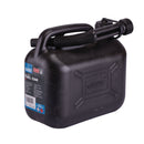 Draper 09053 Plastic Fuel Can, 5L, Black